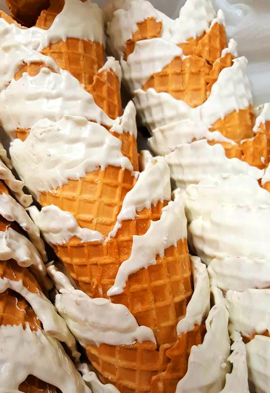 Our Hand Dipped Waffle Cones