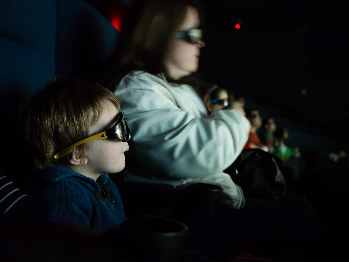 3200 ISO, 1/10s at f/2 in an IMax Theater