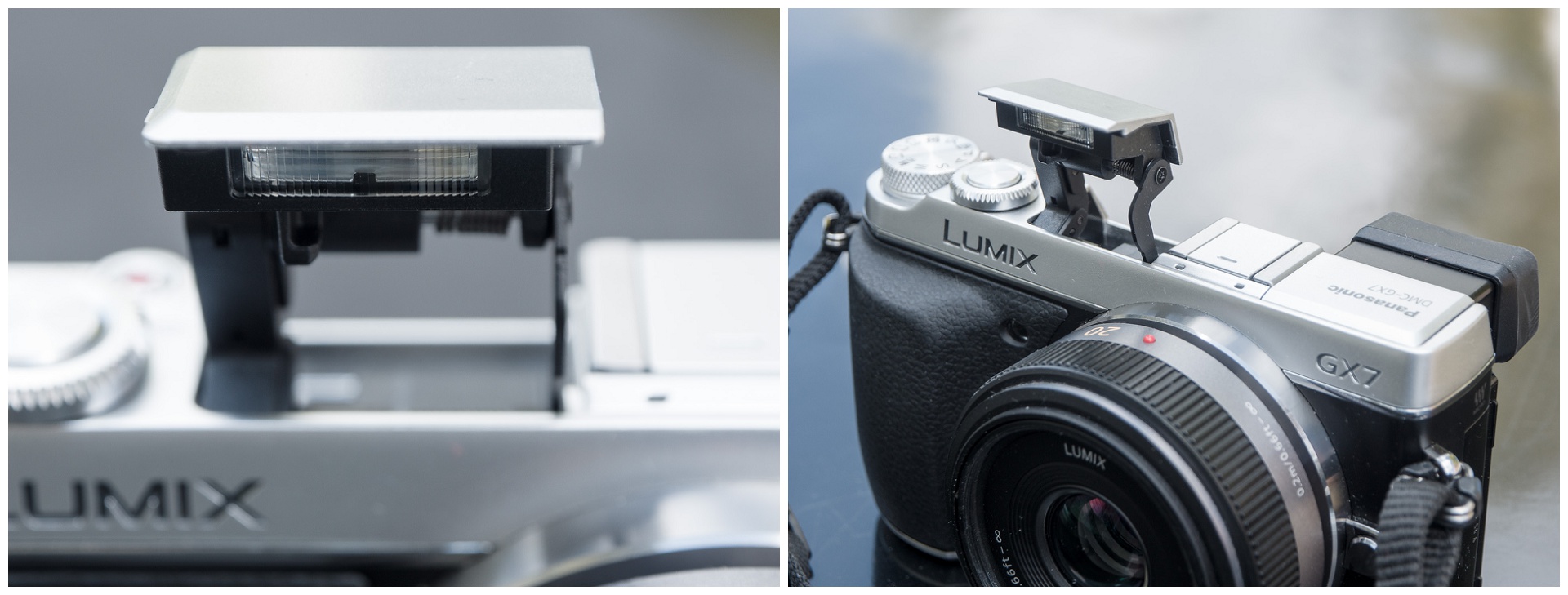 Tilting integrated flash