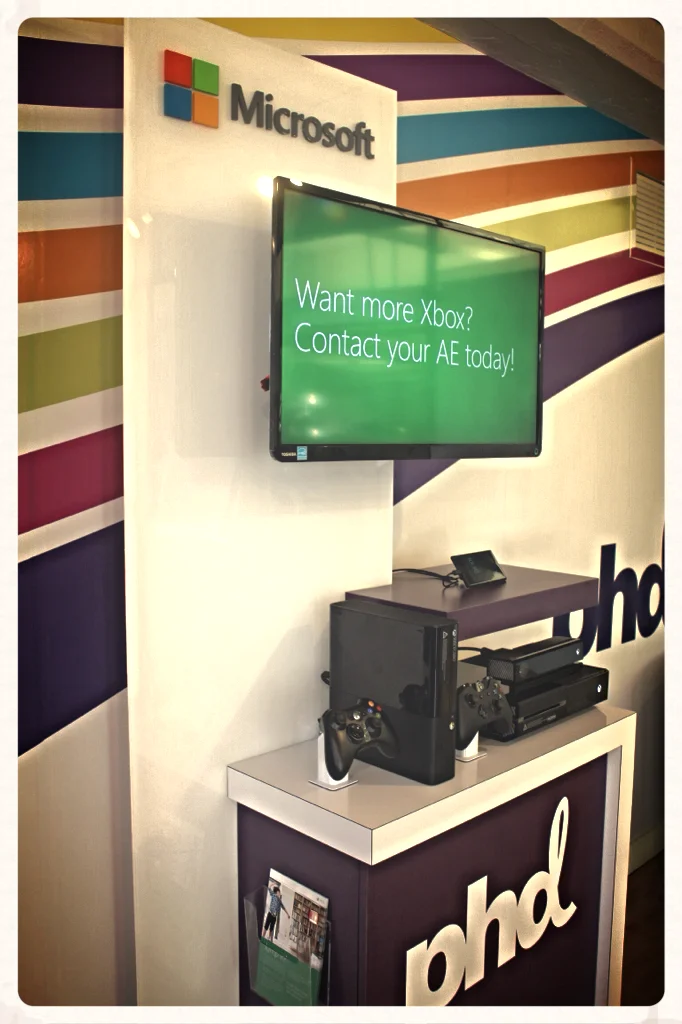 Microsoft Ad Agency Kiosks at Work