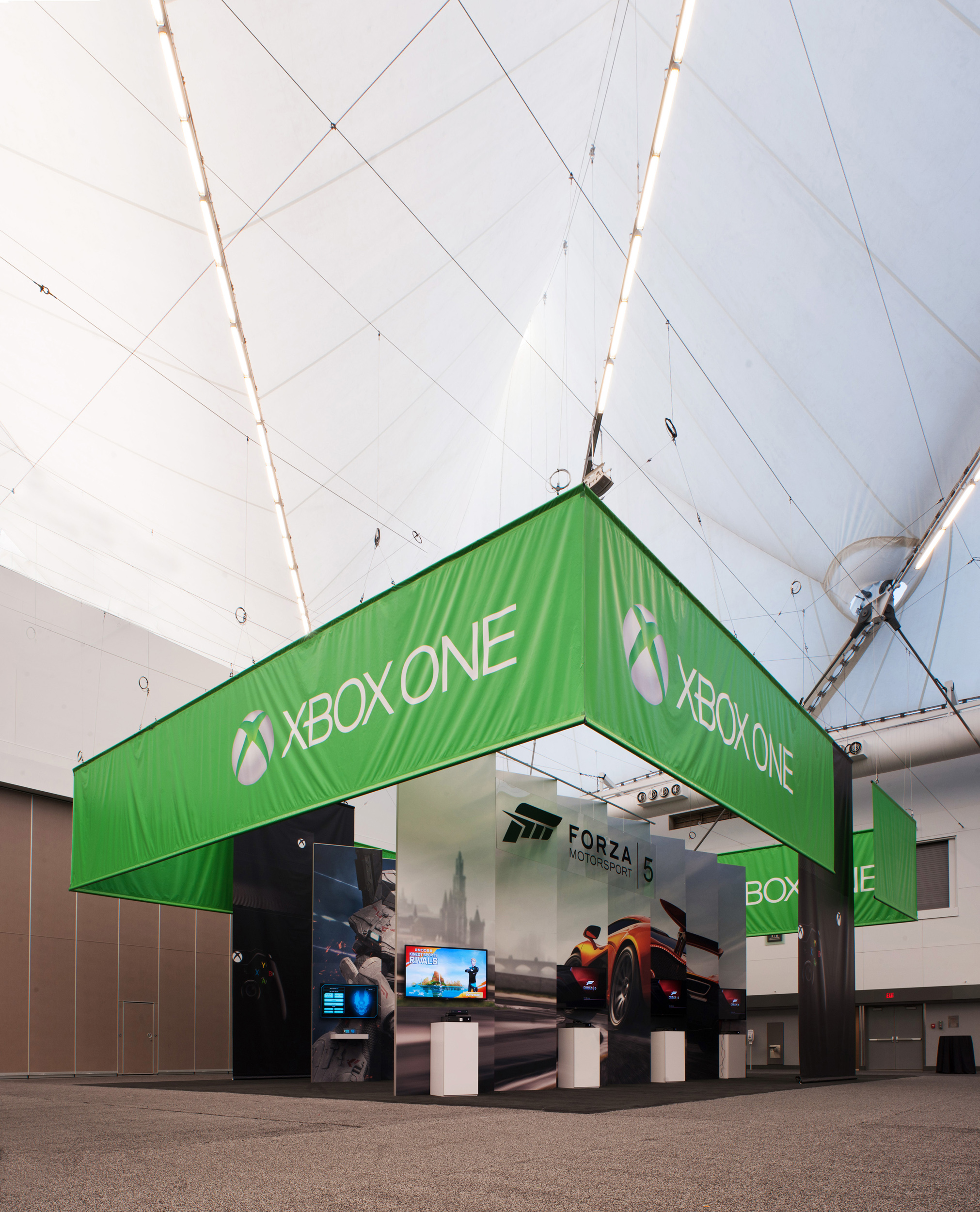 One of many exhibition displays designed for the XBox team for the EB Games trade show in Vancouver