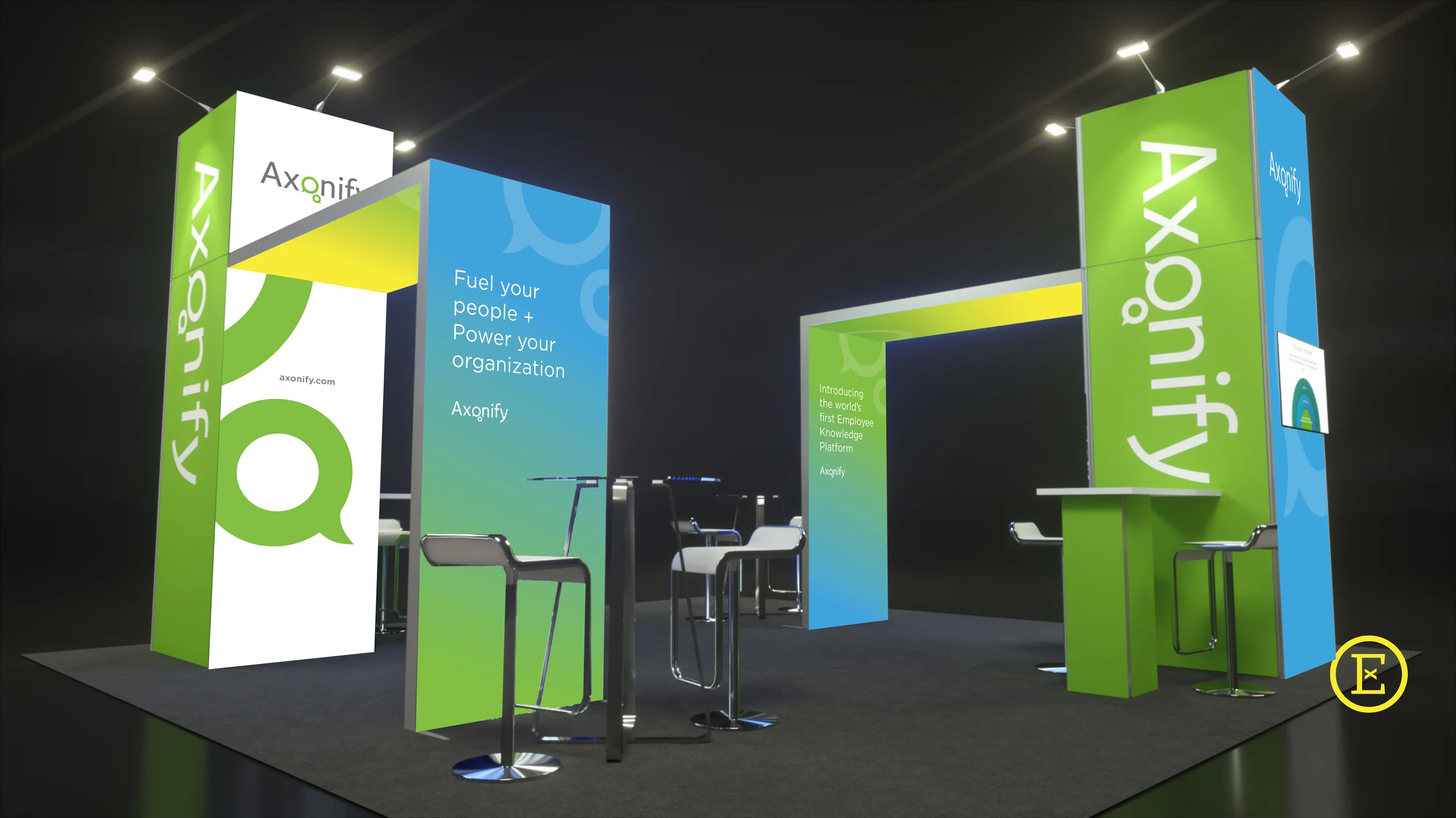 Axonify's Exhibition Display wins 'Best Island Booth' at ATD — Exhibit