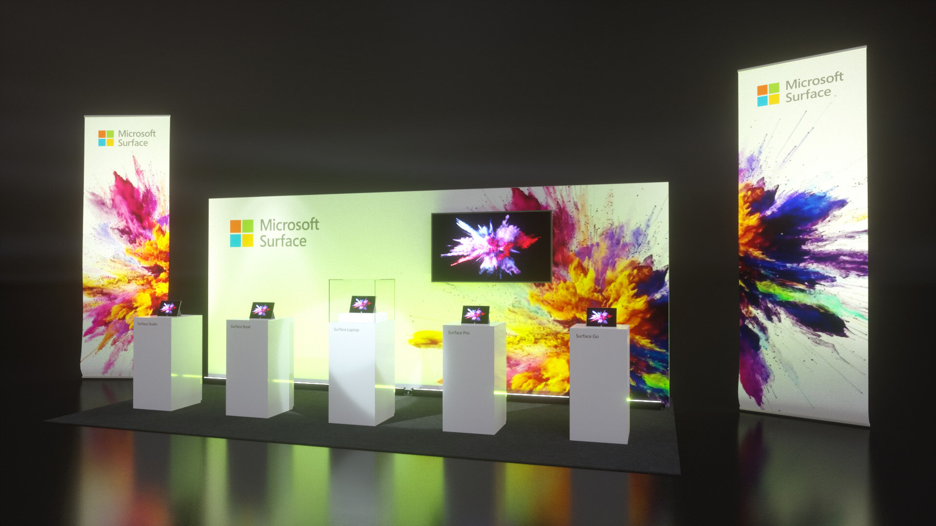 Microsoft Surface Displays