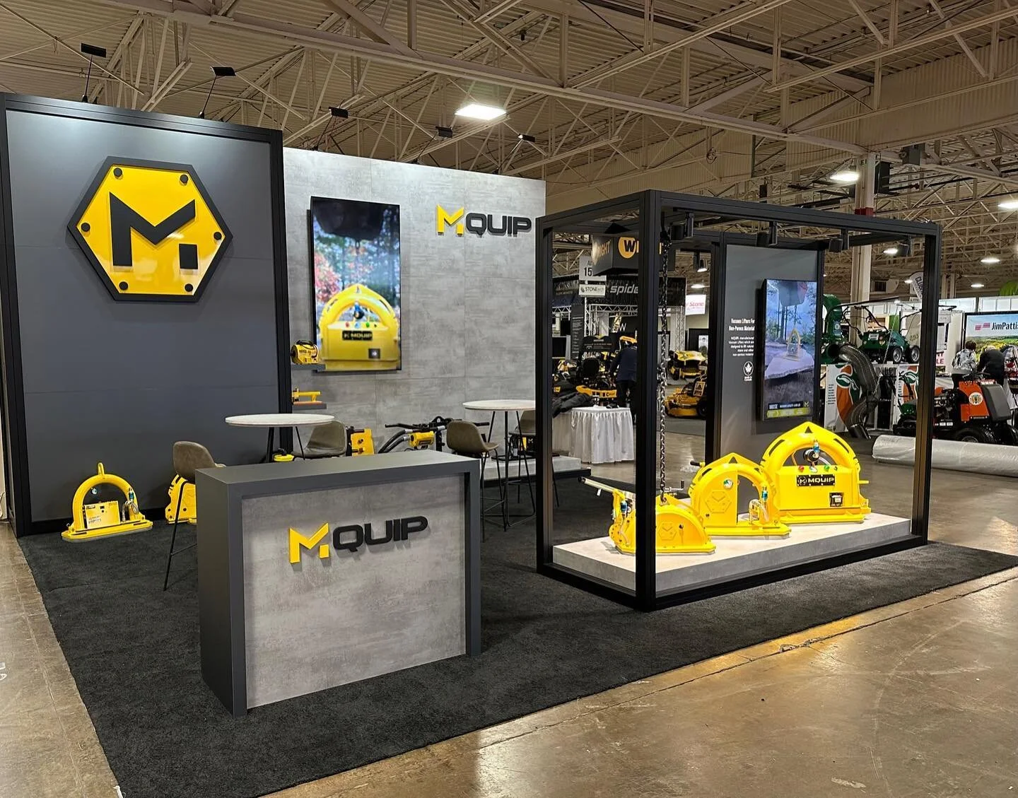The amazing @mquip team is at Landscape Ontario this week and we are very excited! Their 20x20 booth was designed and fabricated for their trade shows but is also used as a showroom display between events. 
.
.
.
#tradeshowexhibit #madeincanada #exhi