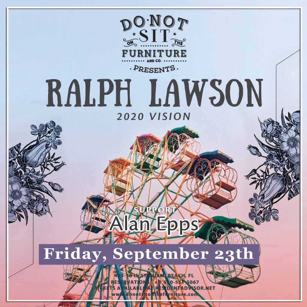 Ralph Lawson // Do Not Sit On The Furniture