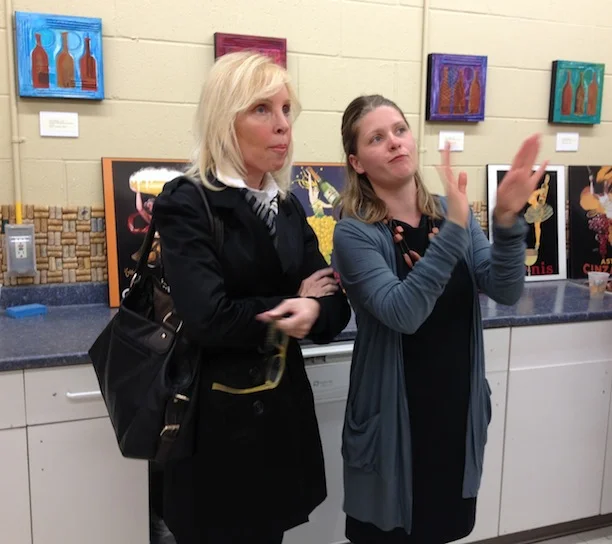 Lauren Laplante with Heather Desjarlais