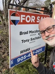 Brad - Markham Realtor Sign