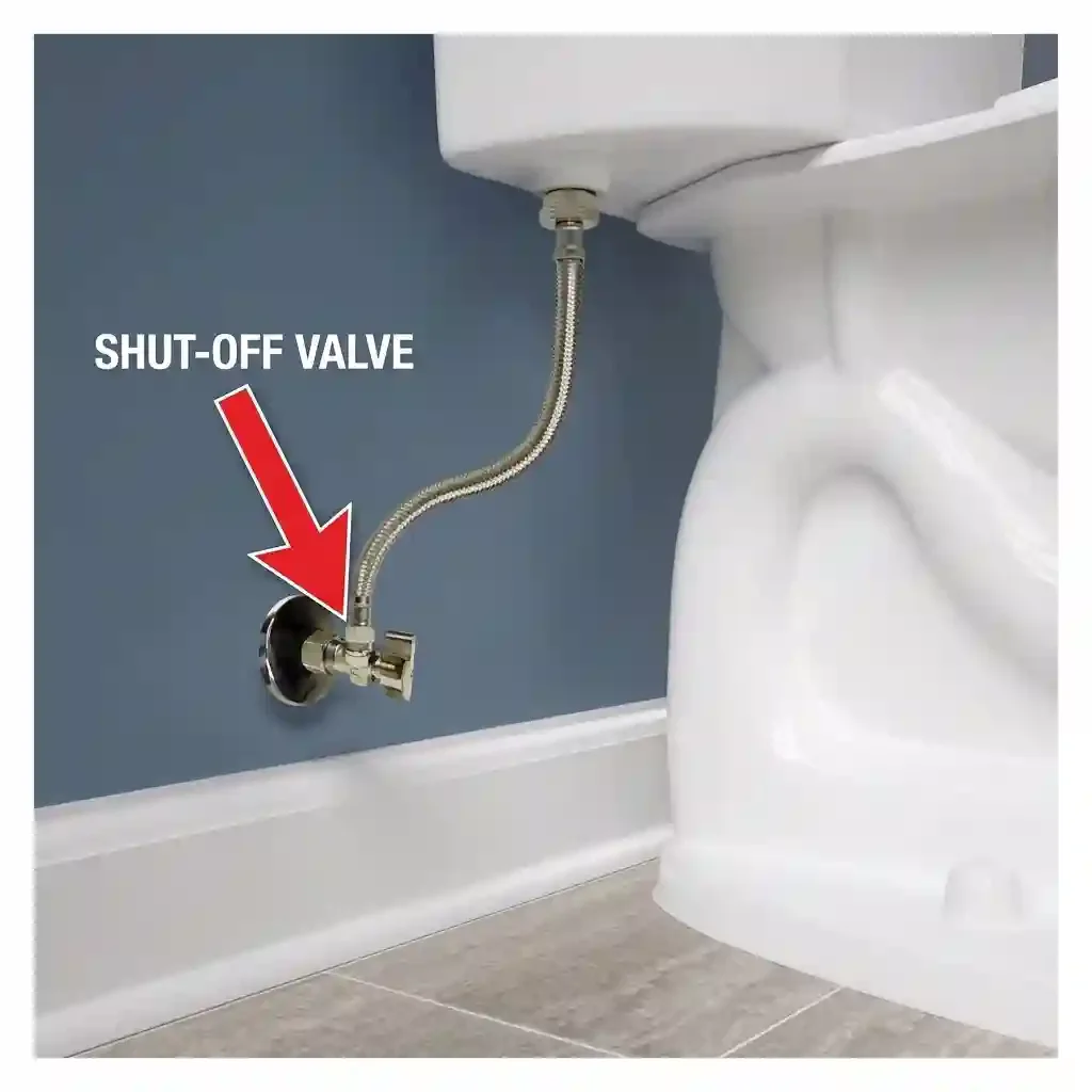 Toilet Shut-off valve placement