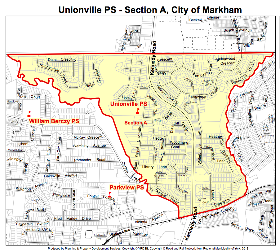 UPS Catchment Area