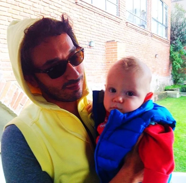 León & Uncle Dave.