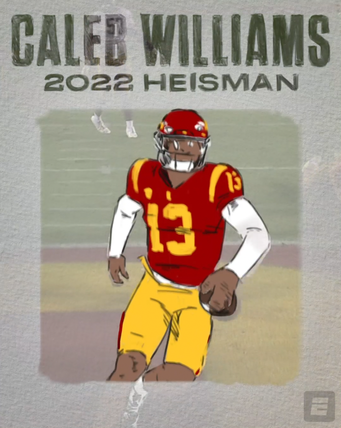 Caleb Williams + 2022 Heisman