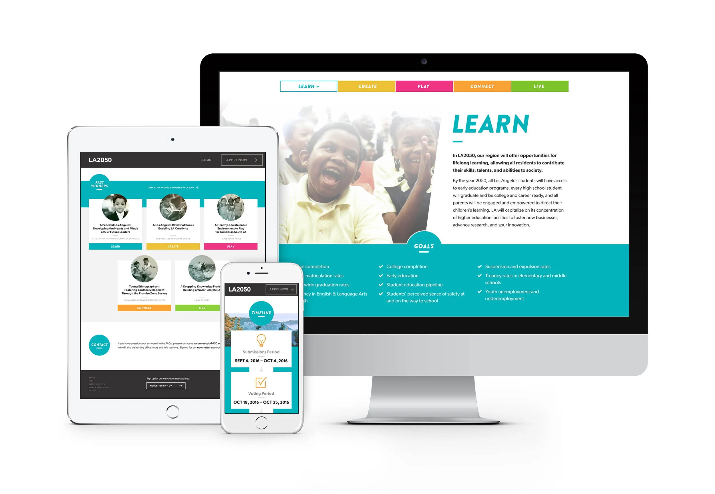 LA2050 Website Design