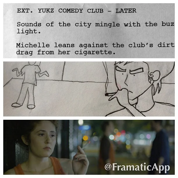 From script to screen!