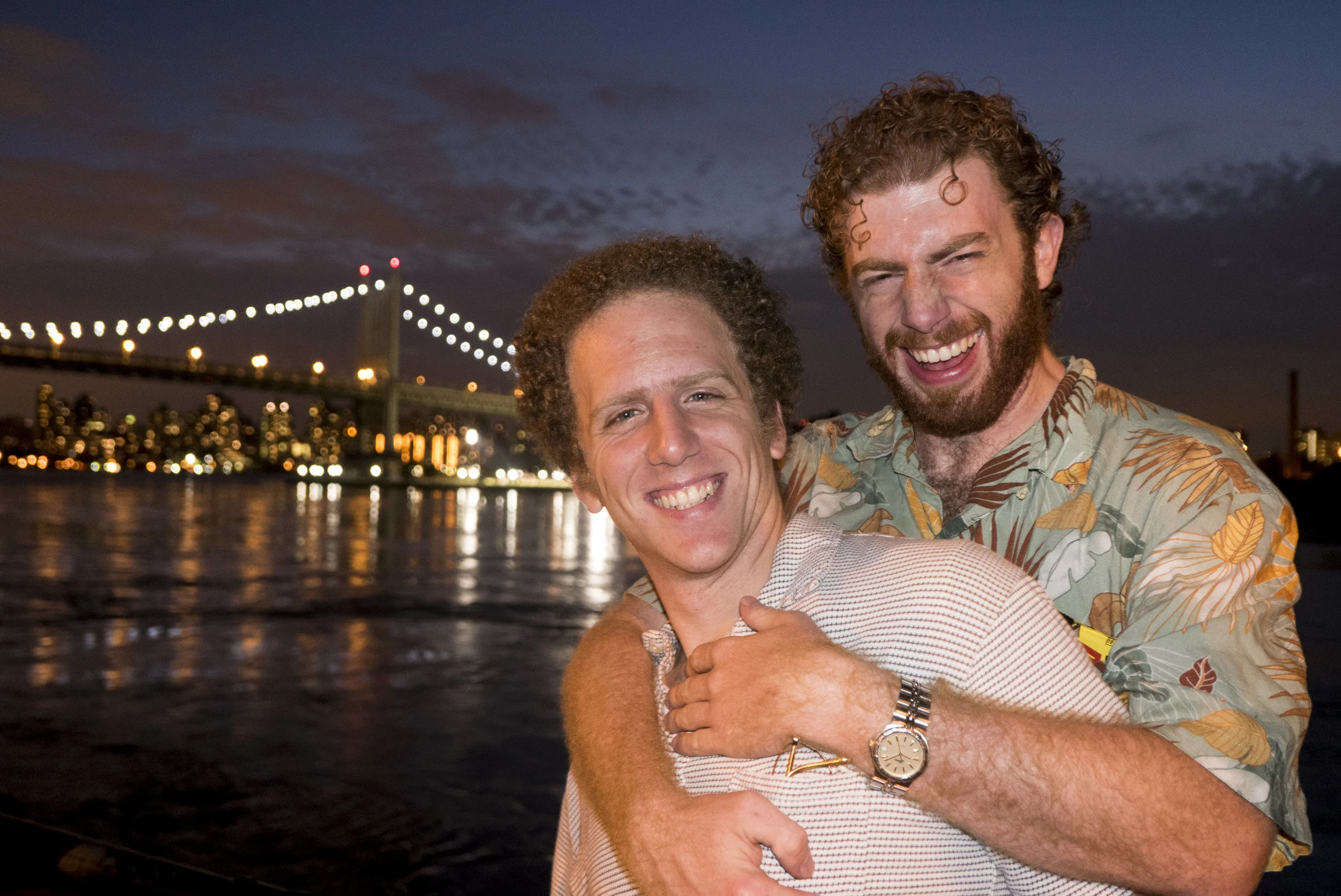 What a romantic vacation for Dan and Jeff.