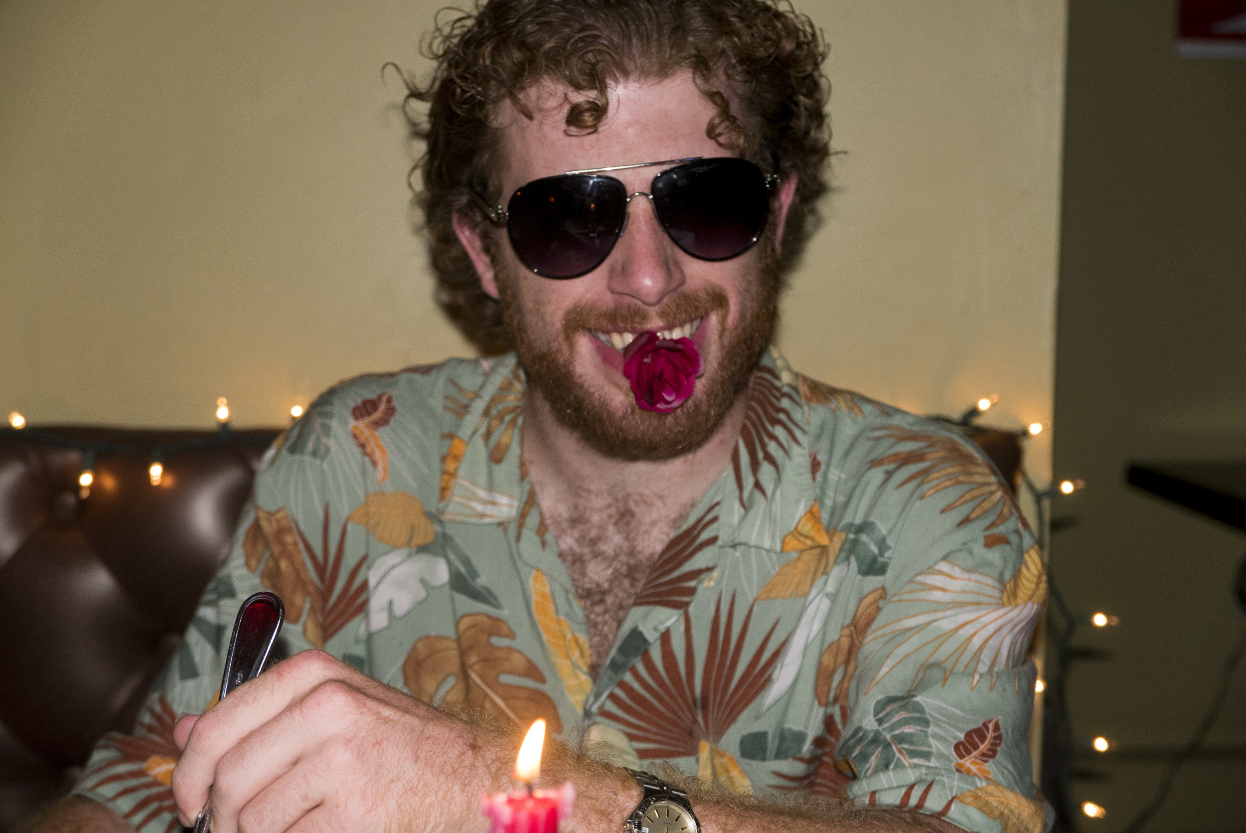 Dan's 90s-era Dad look proved to be quite fitting for him.