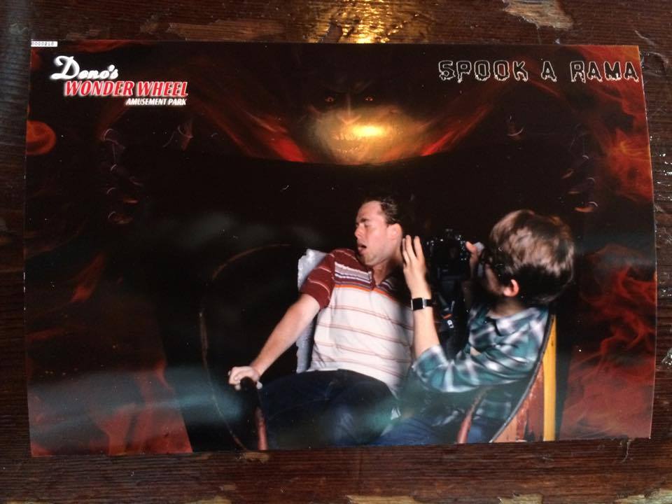 A behind the scenes photo courtesy of Coney Island's Spook-A-Rama!