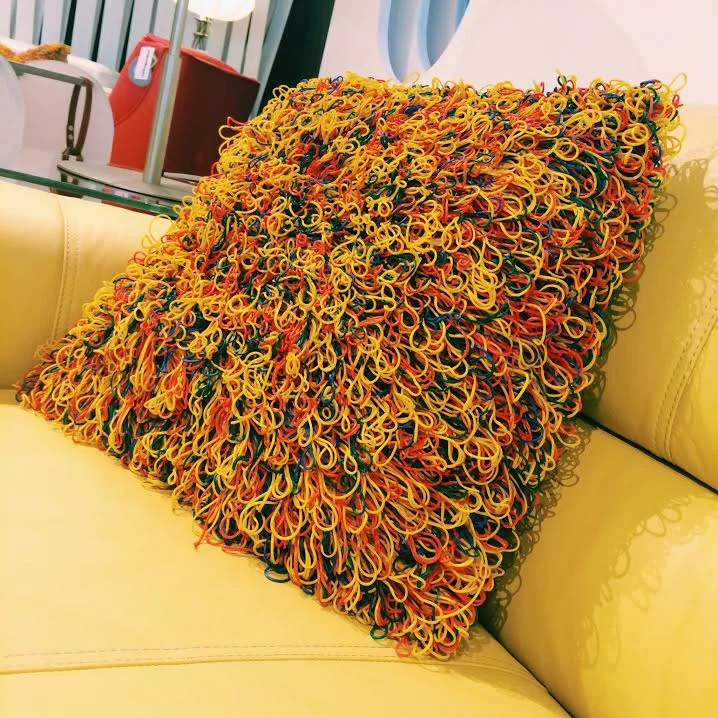 Designer Inspiration | The Rubber Band Pillow