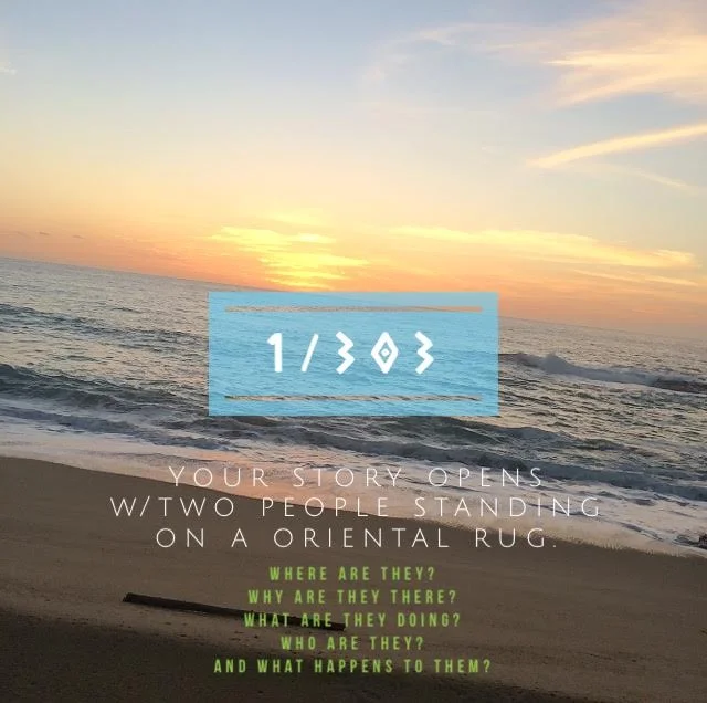 303 Writing Prompts | #1 The Ruby Red Rug & Adrenaline Rush