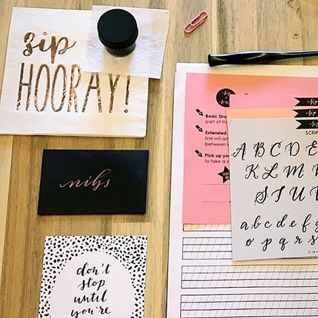 Excited for new July virtual calligraphy classes going up this week! I&rsquo;ll be teaching on Wednesday night again at 8/7 pm CST 🖋 and also looking forward to phase 4 in Illinois which means (hopefully) classes in person by early Fall 🤞🏼✨
.
.
.
