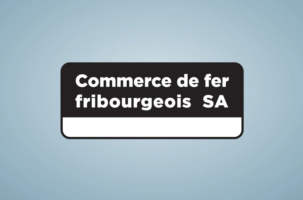 Commerce de Fer fribourgeois SA – Identité visuelle