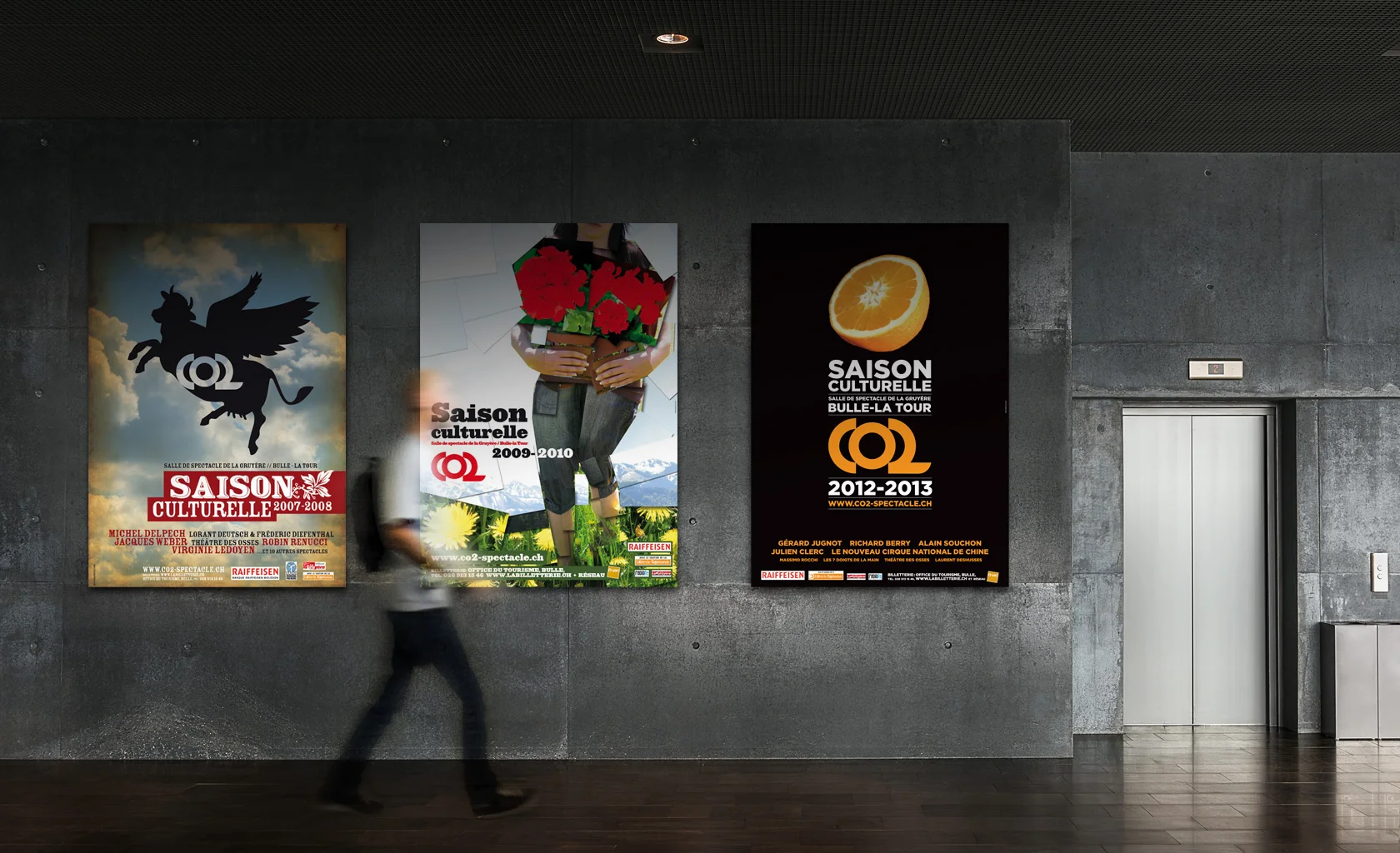 Saison Culturelle CO2 – Diverses affiches