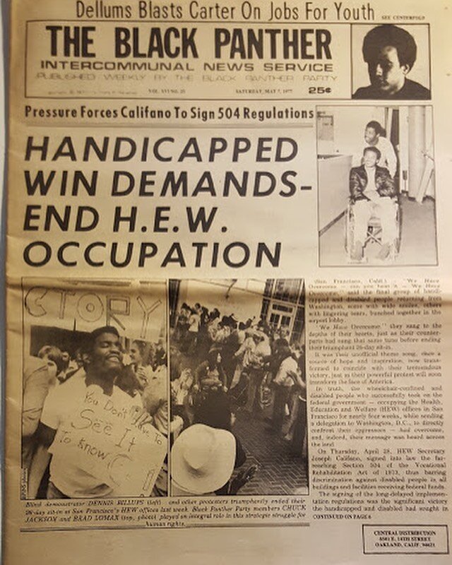 Disabled friends, the only reason we have the Americans with Disabilties Act is because we protested. We chained chair to chair blocking streets to disrupt the flow of society. We occupied government buildings, and we educated anyone who would listen