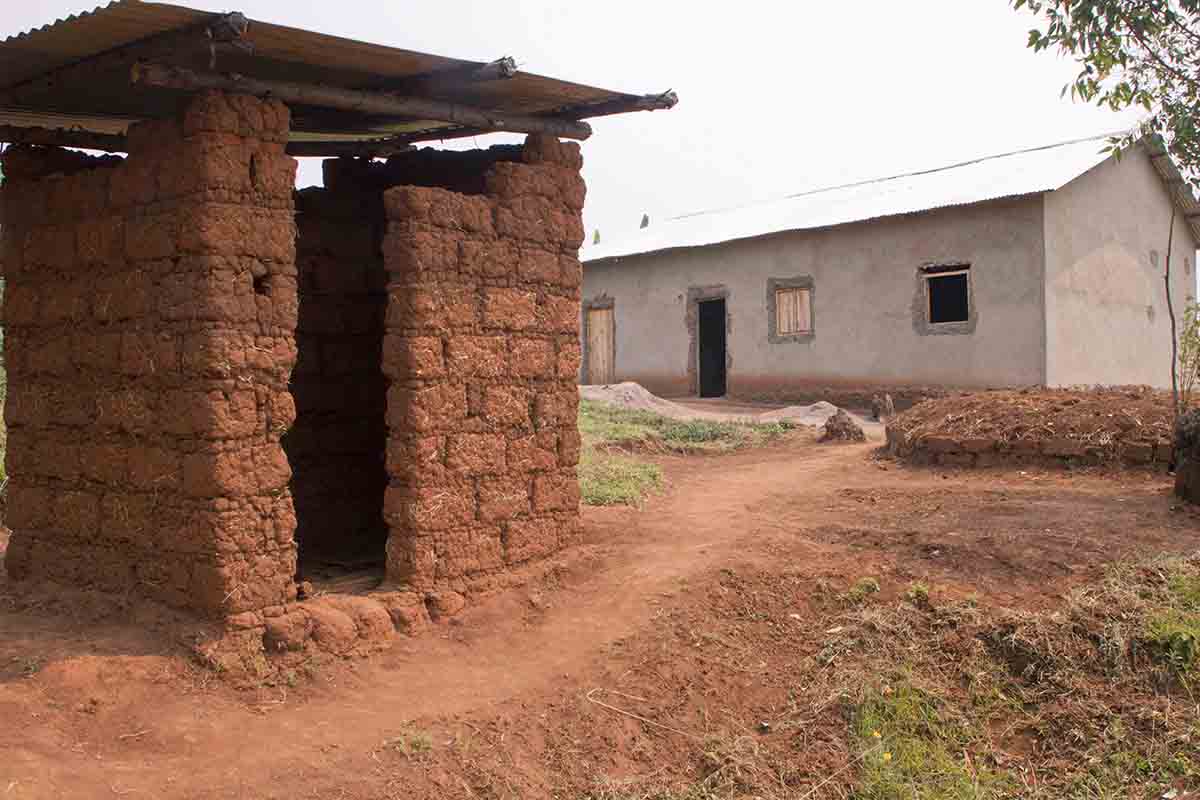 Current School Building and Outhouse