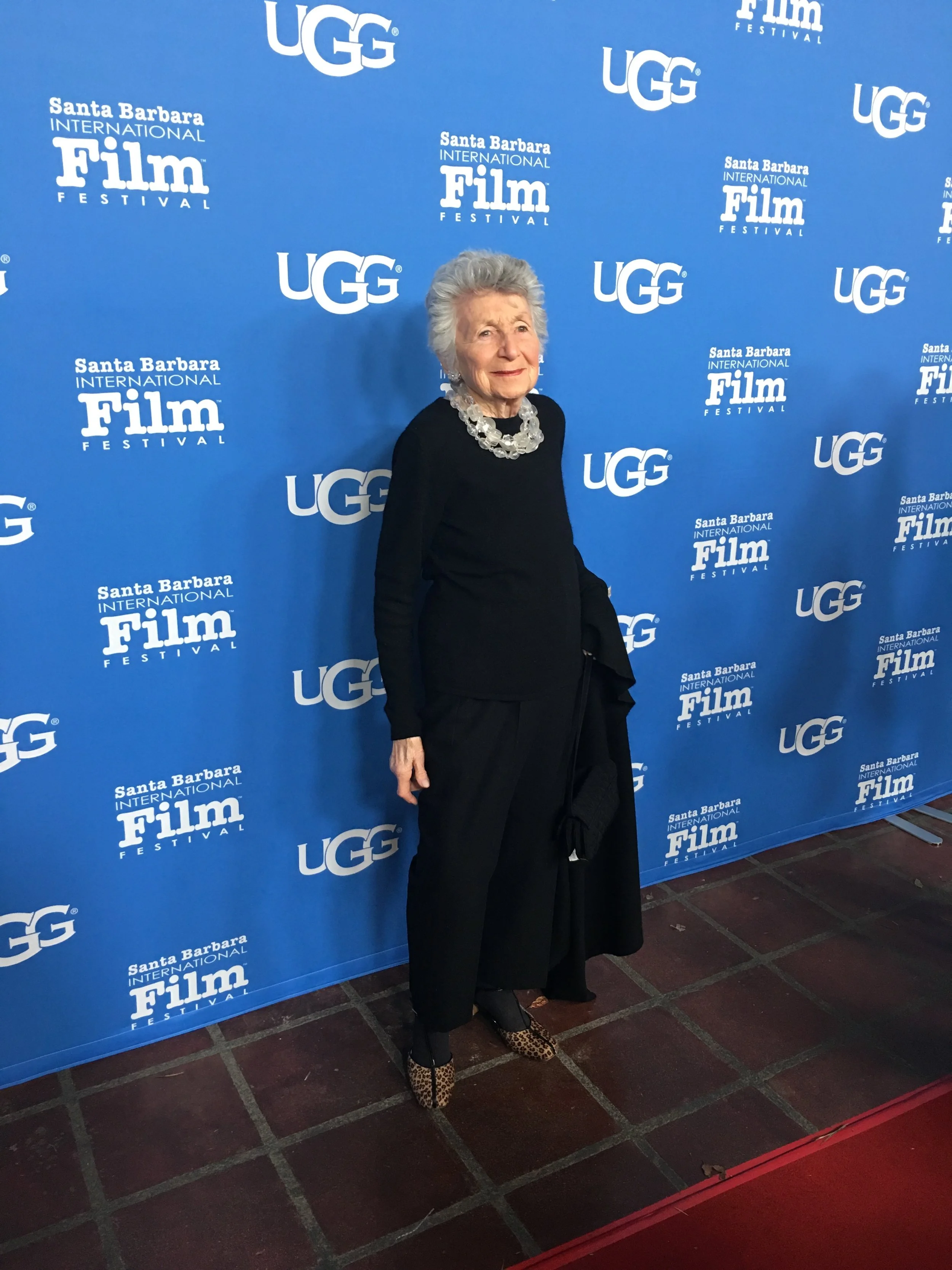Marcia Nasatir on the SBIFF Red Carpet.JPG