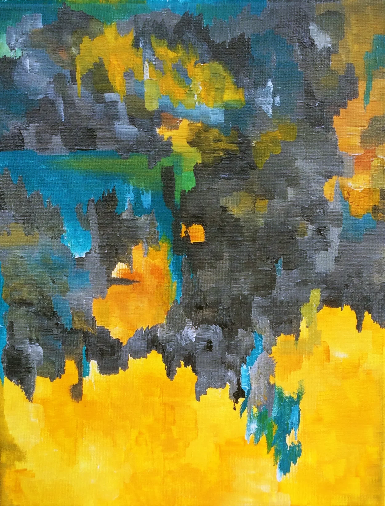 Abstract No. 5 | 2014 | acrylic paint