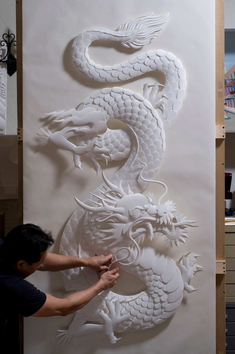 Dragon Paper Sculpture