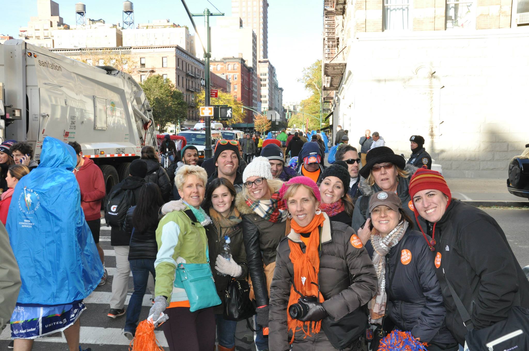 my NYC Marathon cheering squad. for them I am so grateful!