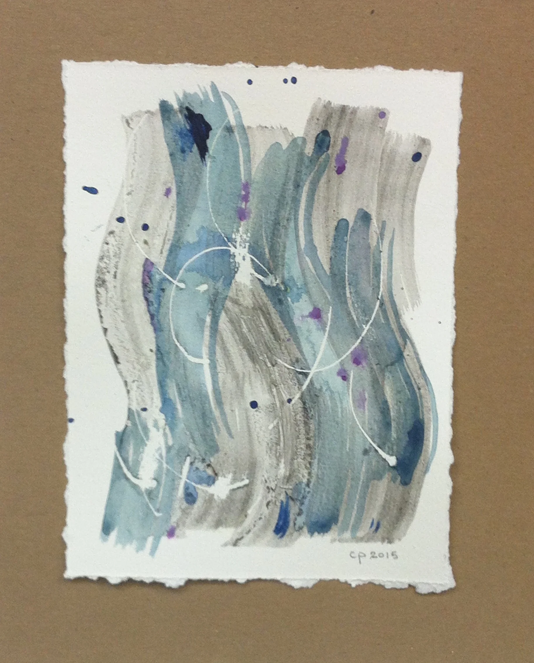 Gift - mixed medium on paper