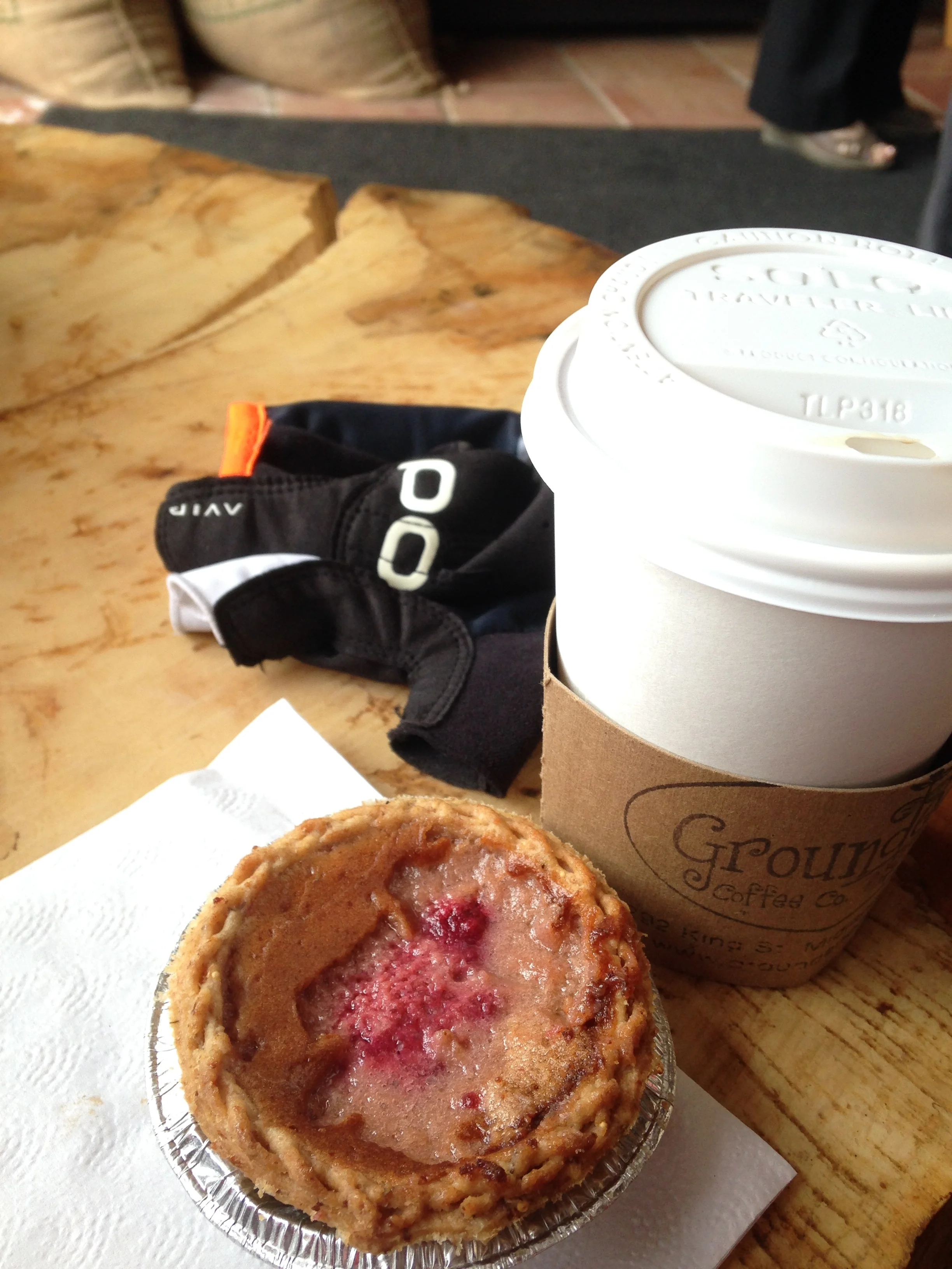 Raspberry filled Butter Tart