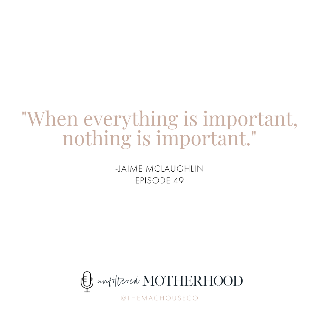 when everything is important nothing is important
