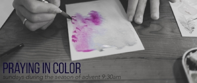 Finding time for prayer can be a challenge. Finding quiet, reflective moments that speak to the depths of our soul... can feel very nearly impossible. This Advent season we are creating space for you. Space to take a deep breath. Space to pray in ways that are life giving for you. on Sunday mornings, beginning November 27th through the entire season of Advent we invite you to come before service, beginning at 9:30 for prayer and reflection. There will be prompts for prayer and instructions in the pews. There will be beautiful opportunities to express your prayers through art. There will be childcare, beginning at 9:30 for any children who would prefer to play loudly. Don't miss this opportunity for stillness in the midst of a chaotic world. 