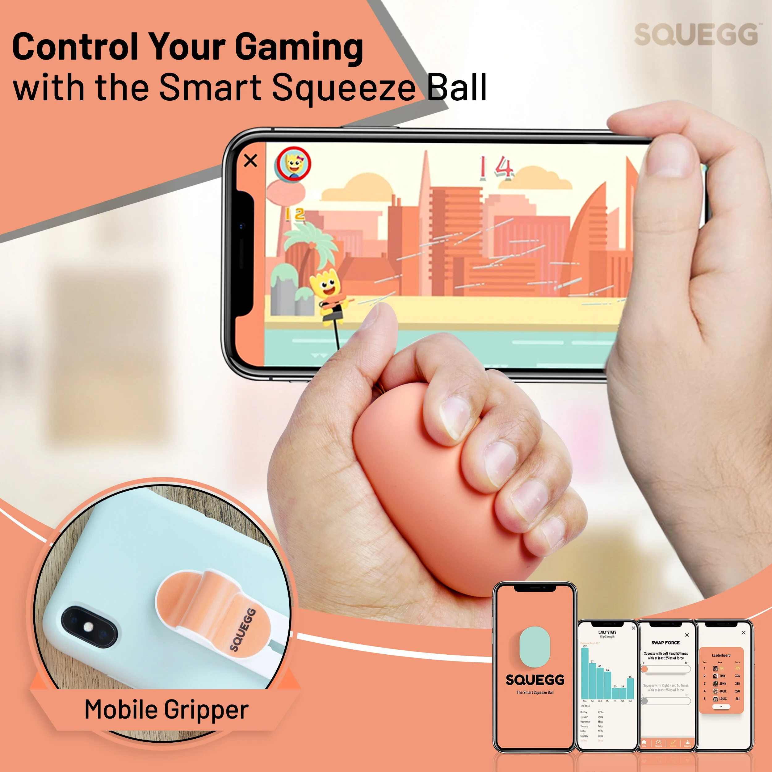 Squegg smart gripper — Wrist Widget Australia