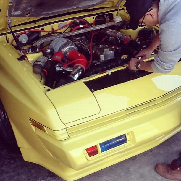 Tight #80s Mitsubishi with a #turbo putting ~325 hp to the wheels. #whip (Taken with Instagram at Bushwick, Brooklyn)