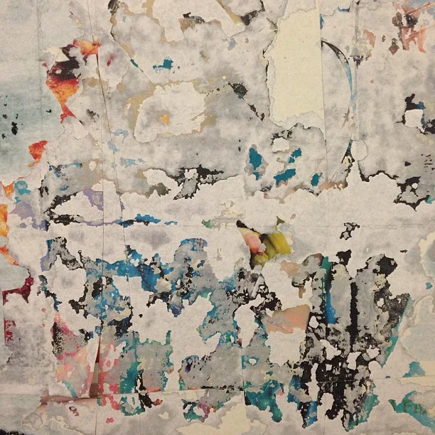 Subway advert/ Gerhard Richter composition.