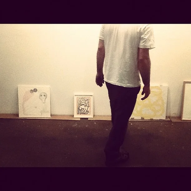 New show going up. Opening on the 21st. #loftlyfe #bushwick #art #artstagram  (Taken with Instagram at English Kills)