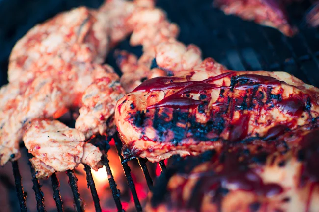 Happy 4th of July!

Chicken in back was done with a pineapple chipotle marinade, and the one in front is just some Sweet Baby Ray’s bbq sauce