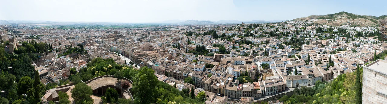Grenada
A little over a year ago, I was travelling in Grenada, where I made this Panorama looking out from the Alhambra.
It’s a wonderful city, which I hope to return to soon.
Click the image for a larger view.