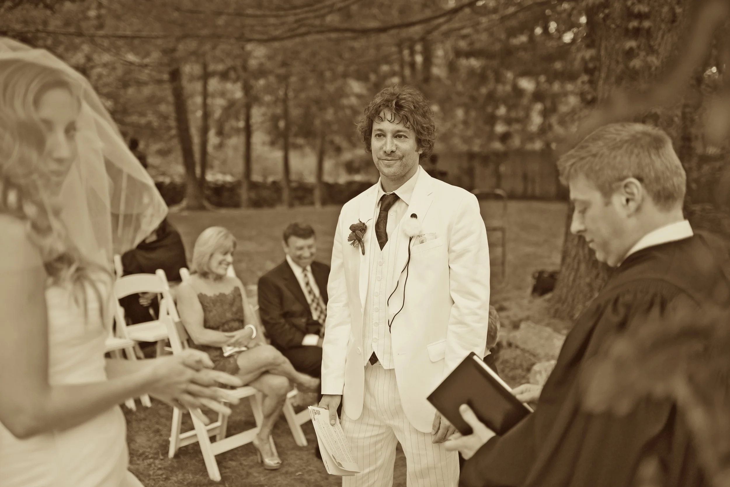 We put down our cameras to let our team cover our big day.