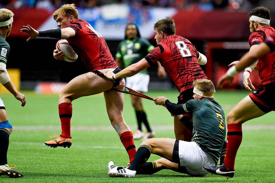Things get heated at the Rugby Sevens. (Photo by Taehoon Kim)