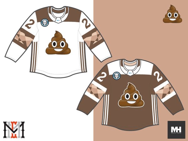 Alternate jersey for Team Shitbag.