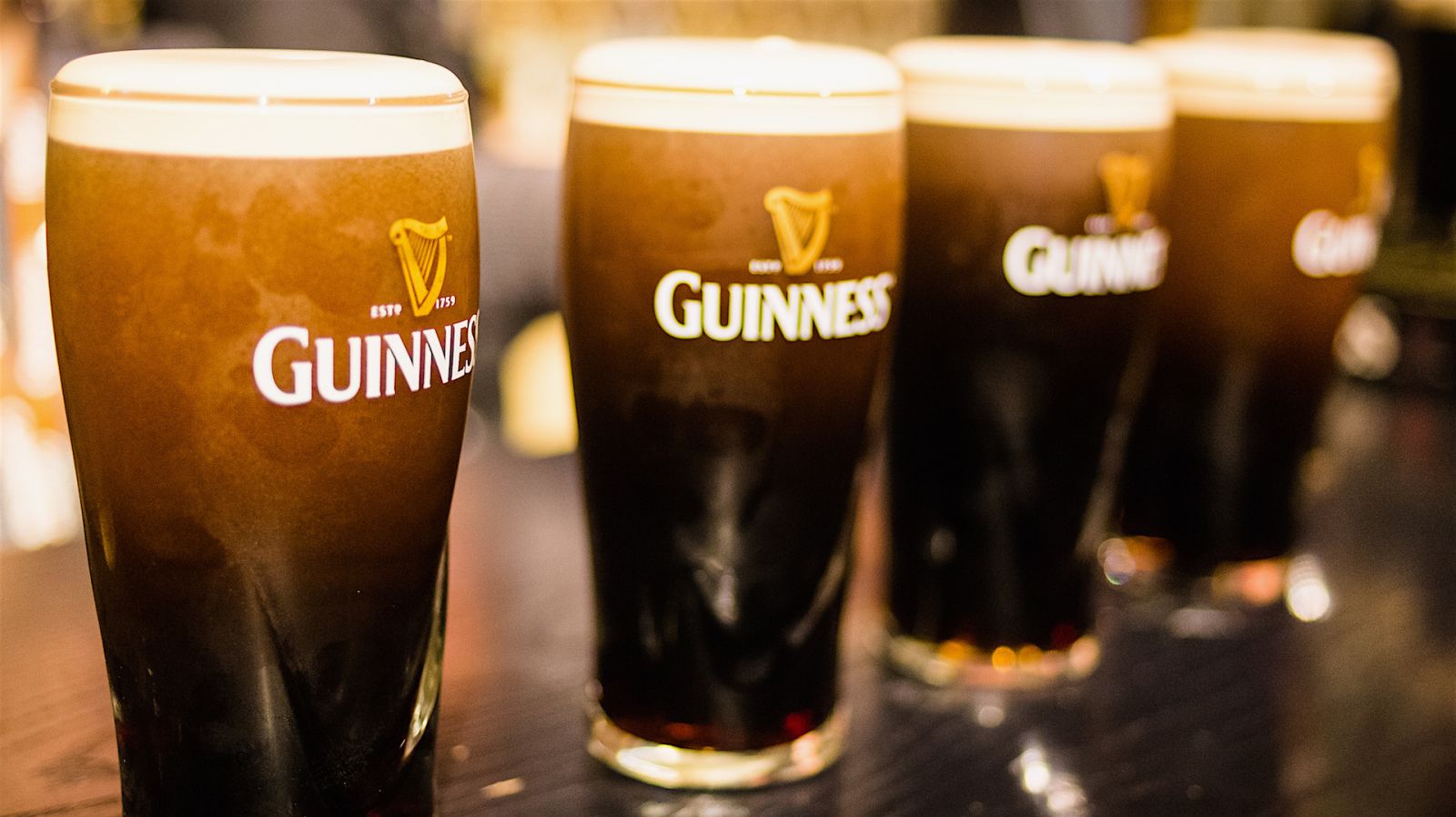 Guinness: the beer with notes of chocolate