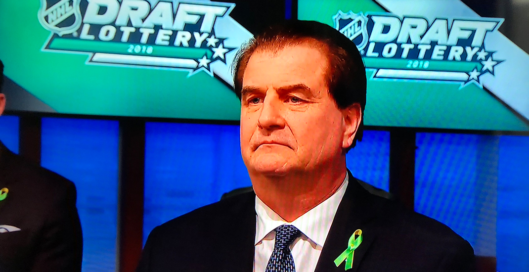 Jim Benning finds out the Canucks pick 7th
