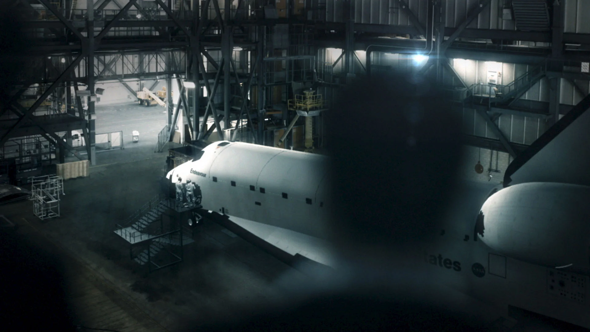 Shuttle Hanger VFX Breakdown