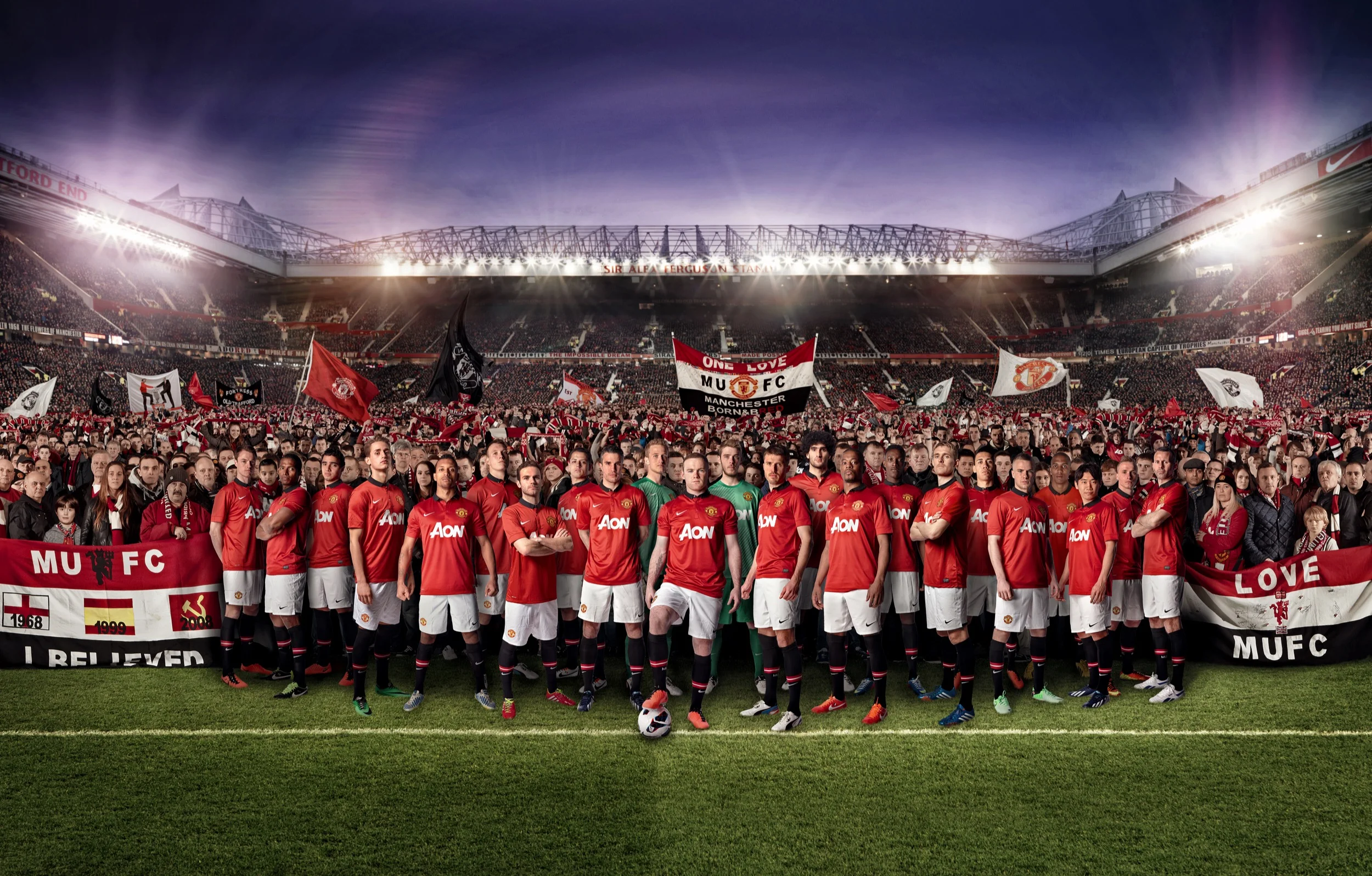 Photography : David Boni & Man U Archives Agency : TBWA Manchester Client : Manchester United
