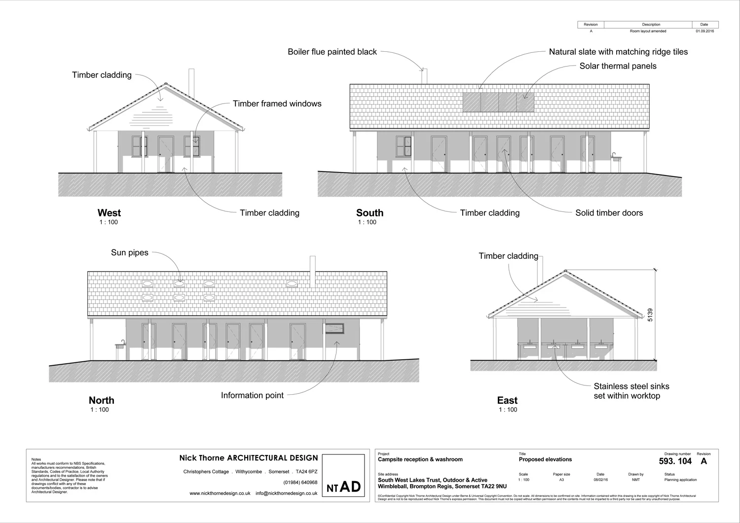 Planning approved elevations