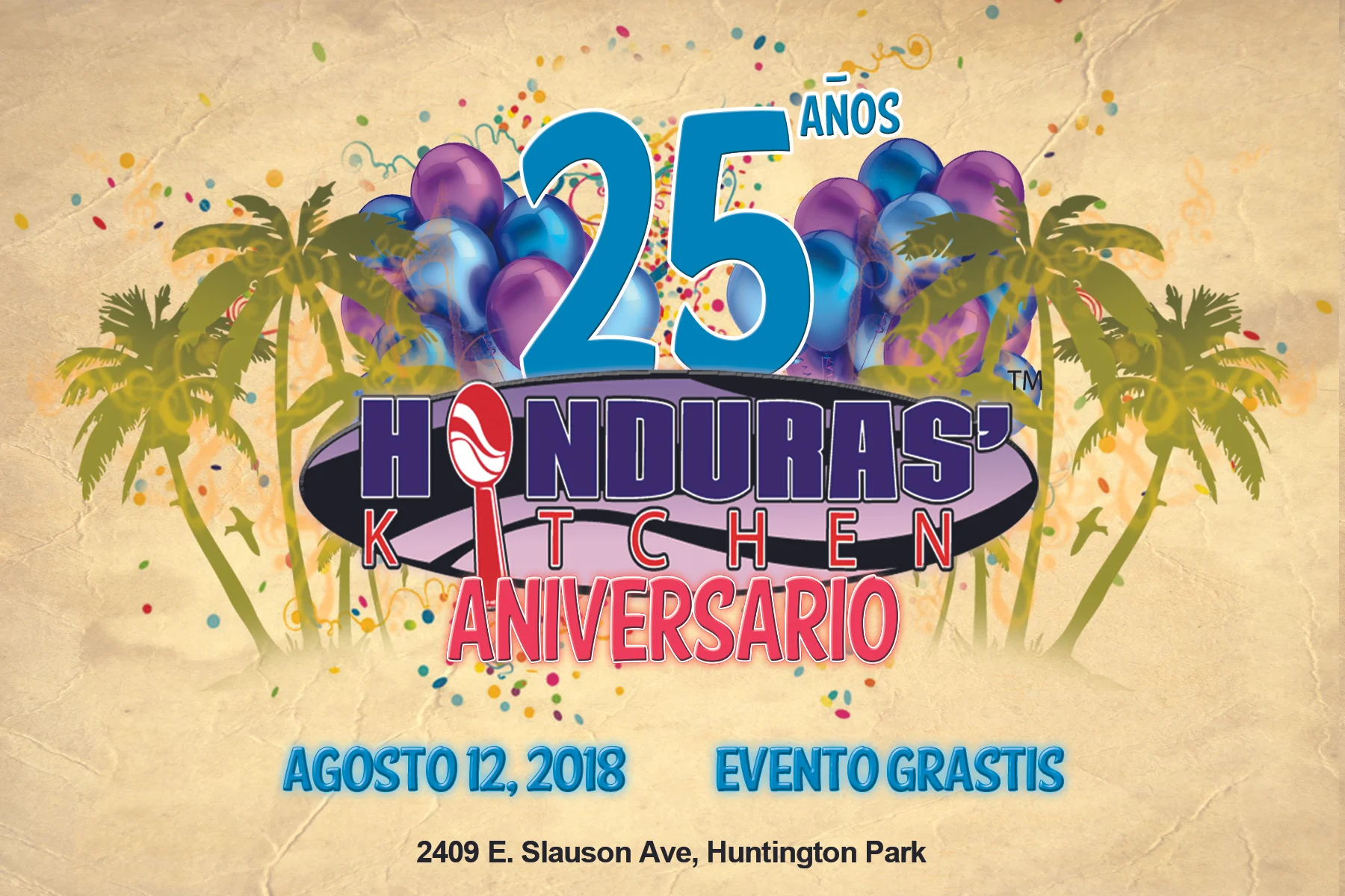 Honduras Kitchen 25Años Aniversario 